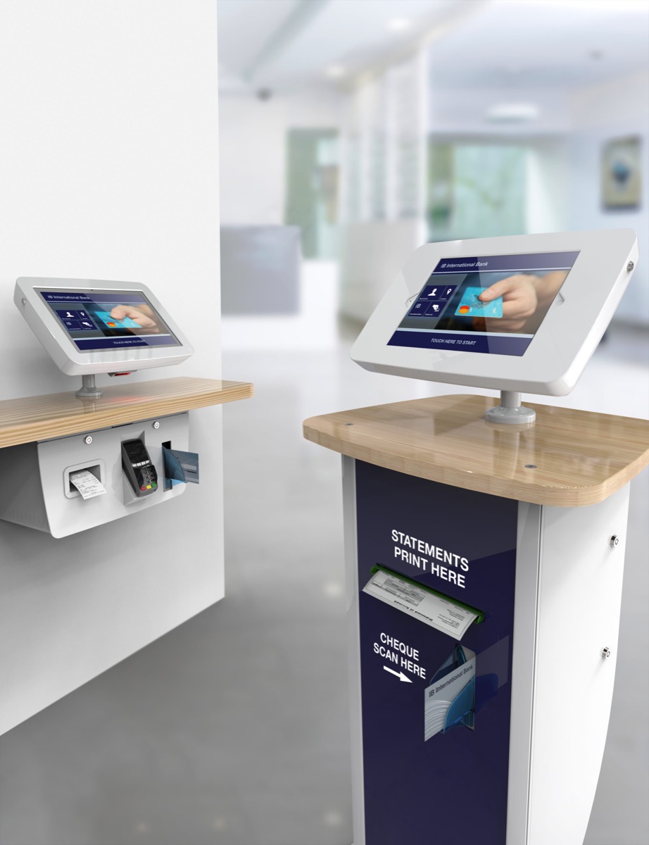 Branch tablet kiosks
