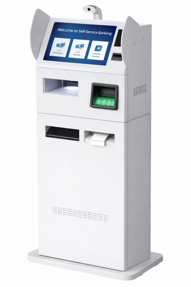 Cash-accepting kiosk
